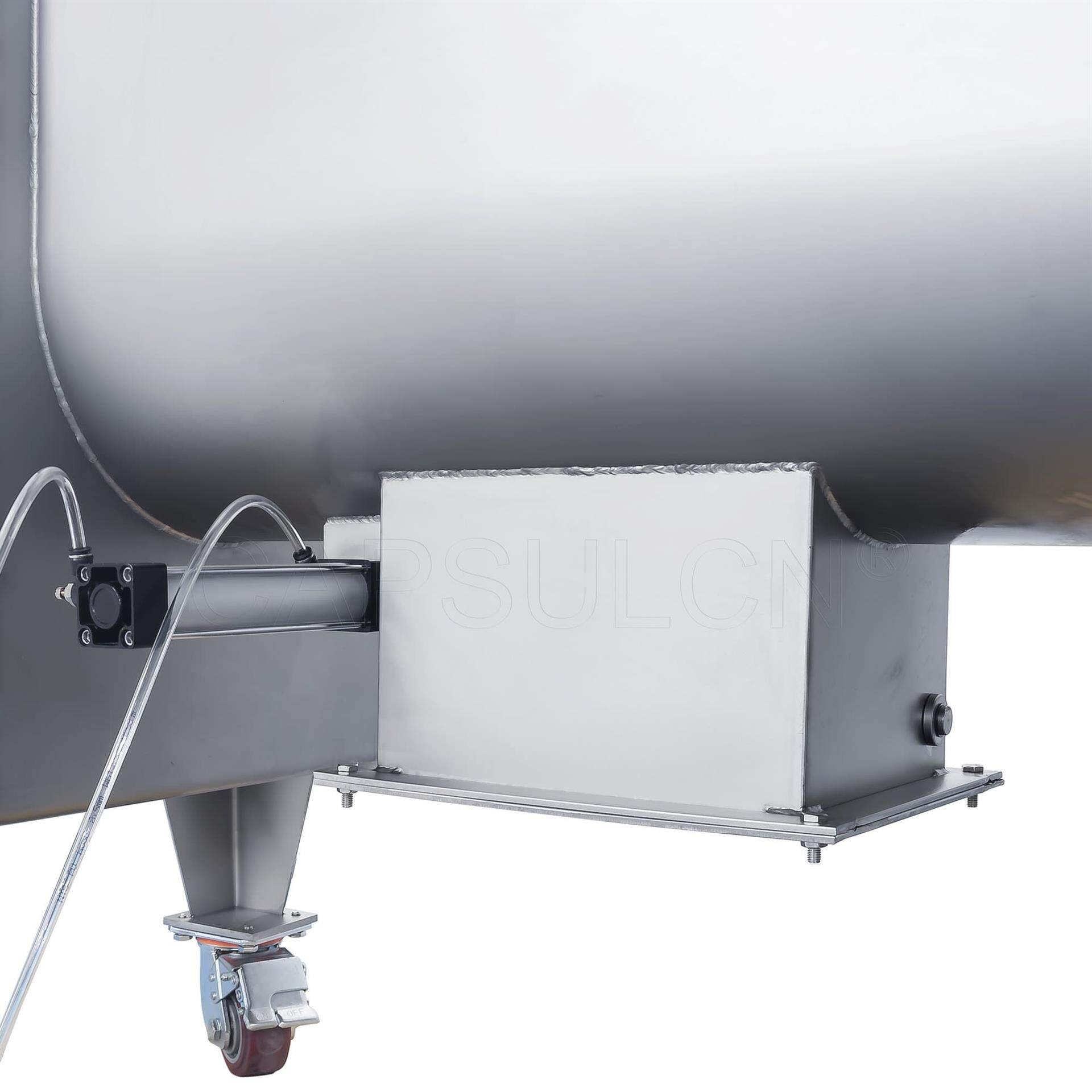 wldh ribbon blender discharge valve